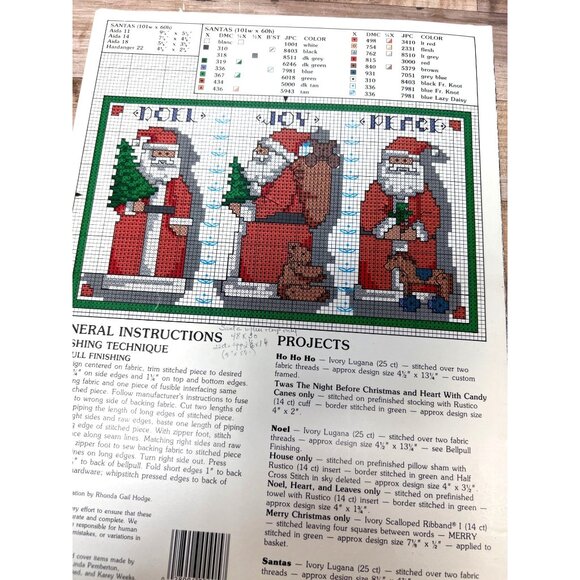 Leisure Arts Twas The Night Cross-Stitch Pattern Booklet - Picture 4 of 4